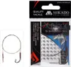 2 x oceľový nadväzec 30 cm s háčikom č. 2/0 a slučkou Náhľad obrázku produktu 3