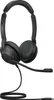 A black Jabra Evolve2 30 SE UC Stereo headset with a microphone boom is shown against a white background. Podgląd zdjęcia produktu