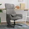 vidaXL Relax křeslo světle šedý samet Náhled obrázku produktu 2