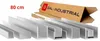 PROFILO A U IN ALLUMINIO 40x40x40x3 mm 80 cm ALLUMINIO PA38 Anteprima dell’immagine prodotto 6