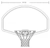Lifetime Stahl Basketballkorb Colorado Schwarz 3x112x72 cm Produktbild-Vorschau 5