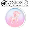 Hama Magical Unicorn Quarzwanduhr Rund Blau Produktbild-Vorschau 7