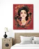 Zuty - Malen nach Zahlen - FRAU IM ROTEN BILD, 40x50 cm, Produktbild-Vorschau 2