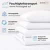 Bettwäsche 240x220 Weiß Damast Streifen – Renforcé Produktbild-Vorschau 3