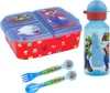 Super Mario Luigi Kinder 4 tlg Set 3 Kammer Brotdose Gabel Produktbild-Vorschau 1