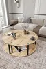 Skye Decor, Yin Yang 3 70 - Oak, Couchtisch, Eiche, 100 % Produktbild-Vorschau 2