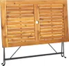 vidaXL Table de jardin pliante 120x70x74 cm en bois massif Voir les images du produit 3