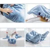 Haaienhuid-hoodie-deken met mouwen – fleece, zacht, voor Productafbeelding-voorbeeld 7