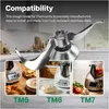 Nôž na cesto z nehrdzavejúcej ocele pre Thermomix TM7, TM6 Náhľad obrázku produktu 3