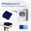 TexDeko Bierbankauflage 220x25x4cm mit Reißverschluss Blau Produktbild-Vorschau 5