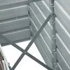 Close-up view of the internal metal structure of a garden raised bed. Podgląd zdjęcia produktu