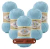 5 x ALIZE Diva 346 Sky Blue mit Label Produktbild-Vorschau 1