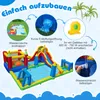 COSTWAY Dmuchany zamek dla dzieci ze zjeżdżalnią wodną, Podgląd zdjęcia produktu 6