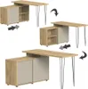 Rohový stôl Vicco Notivo Kašmír 135 x 55 cm s kartotékou, Náhľad obrázku produktu 5