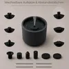 Solarbrunnen Outdoor Set mit großer Ø 47x30 cm Schale weiß Produktbild-Vorschau 4