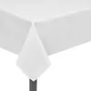 vidaXL 5 tovaglie bianche 220 x 130 cm Anteprima dell’immagine prodotto 1