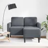 vidaXL Divano a 2 posti con chaise longue a L in velluto Anteprima dell’immagine prodotto 8