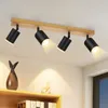 ZMH Spot de plafond 4 flammes noir - Lampe de cuisine en Voir les images du produit 1