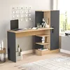 Schreibtisch mit integriertem Schrank ’Varhalo’ 120 x 153 x Produktbild-Vorschau 1