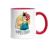 Tasse Rot Women Power Motiv Geschenk für Superheldinnen Produktbild-Vorschau 2