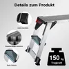 Wiltec Aluminium Arbeitsplattform klappbar, mobile Produktbild-Vorschau 7