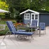 Herlag Hochlehnerauflage Tilly 123x50x7cm Blockstreifen Produktbild-Vorschau 4