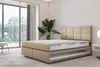 TRADA Mallorca Boxspringbett 160x200 Beige Pocket Matratze Produktbild-Vorschau 1