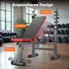 Wiltec Hantelbank klappbar bis 230 kg mit Langhantelablage Produktbild-Vorschau 5