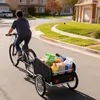 Relaxdays Príves za bicykel, skladací, 120 l, ochrana proti Náhľad obrázku produktu 3