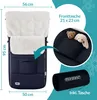 MONZANA® Fußsack Kinderwagen & Buggy – Kuscheliger Produktbild-Vorschau 2