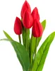 Tulpenstrauss Rot Schön Wie Leben Schaum Tulpen Künstlich Produktbild-Vorschau 3