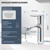 2 x Homelody Wasserhahn Bad Chrom, Einhebelmischer Produktbild-Vorschau 12