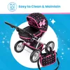 Kinderplay Puppenwagen mit Tasche – höhenverstellbarer Produktbild-Vorschau 6