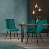ML-Design Esszimmerstühle 4er Set Petrol, Wohnzimmerstühle Produktbild-Vorschau 7