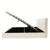 Flieks gestoffeerd bed 180x200 cm met gestoffeerd Productafbeelding-voorbeeld 11
