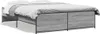 The Living Store Bettgestell Grau Sonoma 140x200 cm Produktbild-Vorschau 2