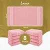 Lavea® 8er Set Handtücher 50x100 cm - Elena, 100% Produktbild-Vorschau 7