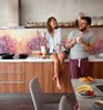 Küchenrückwand selbstklebend rosa Blüten Spritzschutz Folie Produktbild-Vorschau 12