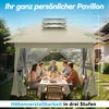 LZQ Záhradný pavilón 3x3 m  Skladací pavilón typu „pop-up“ Náhľad obrázku produktu 8