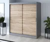 Schiebetürenschrank 180x200cm - Anthrazit Matt & Sonoma Produktbild-Vorschau 2