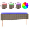 vidaXL LED Kopfteil Taupe 183x16x78/88 cm Stoff Produktbild-Vorschau 1