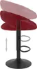 A bar stool with adjustable height, shown in two different positions. Náhled obrázku produktu