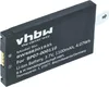 A black battery with white text and logos on a white background. Produktbild-Vorschau