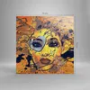 Bild auf Leinwand - Leinwandbild - Gesicht Frau - 70x70cm - Produktbild-Vorschau 3
