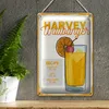 Blechschild Rezept Harvey Wallbanger Cocktail Recipe Produktbild-Vorschau 3