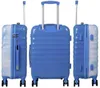 Hartschalen Trolley Koffer - Revona Blau mit Weiß Gr. M Produktbild-Vorschau 3