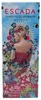 Verpackung des Eau de Toilette Escada Turquoise Summer, 100 ml, mit fantasievoller Illustration und lebendigem Design. Podgląd zdjęcia produktu
