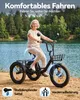 20" Fat Tire E-Bike Dreirad Klappbar, Elektro Lastenfahrrad Produktbild-Vorschau 8