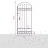 Palo per recinzione vidaXL ASSEN 200 x 88 x 14 cm in Anteprima dell’immagine prodotto 3