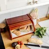 Creative Home Hnedý Drevený Kôš na Chlieb | 38 x 28,5 x Náhľad obrázku produktu 8
